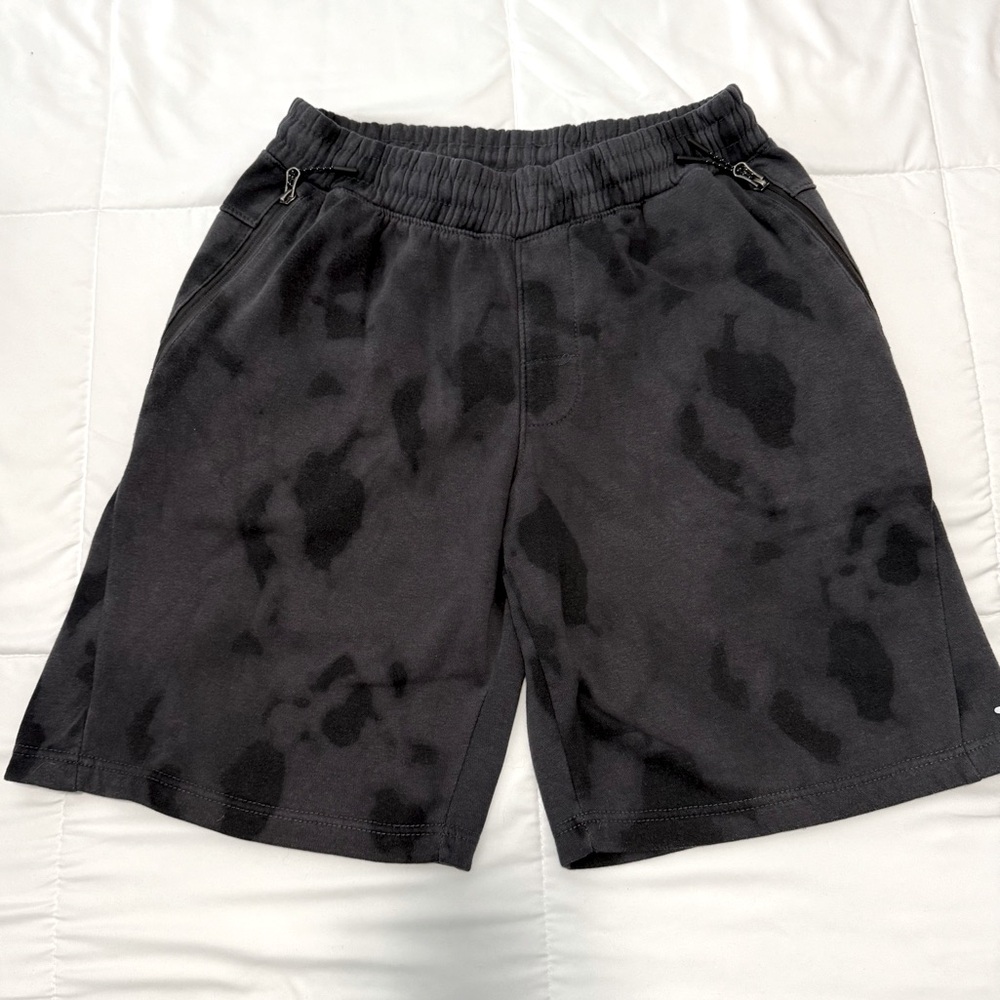 BCG Men's Black Patterned Athletic Shorts